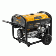 Groupe électrogène Essence 8.0kVA 18CV DUAL POWER 230V/400V Démarrage éléctrique / manuel AVR, 25L, Maison Chantier VITO - noir 5604612750947