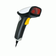 Scanner de codes-barres laser durable GS-6010 - Moteur de numérisation haute sensibilité, technologie de décodage 32 bits