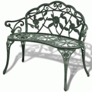 Helloshop26 - Banc de jardin meuble de patio d'extérieur terrasse 100 x 54 x 80 cm aluminium coulé vert 02_0011143 - 3000611547762 Helloshop26 - Banc de jardin meuble de patio d'extérieur terrasse 100 x 54 x 80 cm aluminium coulé vert 02_0011143 - 3000611547762