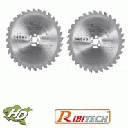 Lot de 2 lames tungstène d.125 mm pour la mini scie ribitech duocut Lot de 2 lames tungstène d.125 mm pour la mini scie ribitech duocut