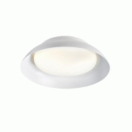 Nordlux Plafonnier Nivora 36  Métal Blanc ,  H. 10,5 - IP20 - E27 /   Intérieur - blanc métal 5704924025907