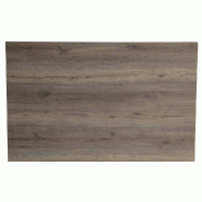 Plateau rectangle de table d'intérieur Tavola  110x70 cm stratifié Rovere Texas
