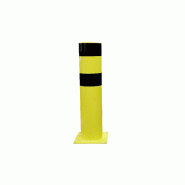 Poteau de protection jaune et noir 90 x 800 - 190202 Poteau de protection jaune et noir 90 x 800 - 190202