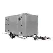 Roulotte de chantier aménagée avec vestiaires réfectoire et sanitaires - Permis E