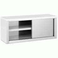 Royal Catering - Royal Catering RCAT-120/40/50-C Armoire murale en inox Armoire murale avec portes coulissantes Armoire murale de cuisine Armoire - 40 Royal Catering - Royal Catering RCAT-120/40/50-C Armoire murale en inox Armoire murale avec portes coulissantes Armoire murale de cuisine Armoire - 40