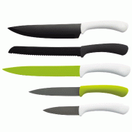 San Ignacio - Ensemble de 5 couteaux en acier inoxydable Green - multicolore inox Q3641