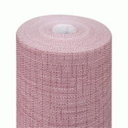 Tête-à-tête pré-découpé 120cm intissé tramé bordeaux 0,40x24m - par 6