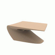 Table basse design in & out WING - camel