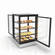 Vitrine chauffante INTEGRA à poser - Chaleur sèche - 600 mm - H950 - IN60-90C | Sayl Barcelona - Accès avant et arrière_0