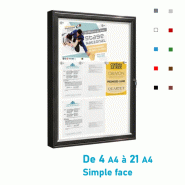 Vitrine CLASSIQUE épaisseur 58 mm