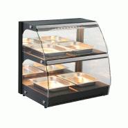 Vitrine de table chauffante quartz deux niveaux HENDI