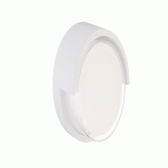 Applique Murale Extérieure Ronde Led Blis 15 W, Interrupteur Cct 2700 K/3200 K/4000 K, Blanc Mat, Faisceau 250°, Beneito & Faure - Éclairage - blan