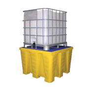 Bac rétention pehd ibc 1000 litres couleur jaune