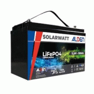 Batterie Lithium 100ah Solarwatt Lifepo4 Bluetooth Usage Non Intensif Alden - noir 3665476753088 Batterie Lithium 100ah Solarwatt Lifepo4 Bluetooth Usage Non Intensif Alden - noir 3665476753088