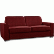 CANAPÉ CONVERTIBLE EXPRESS PREMIUM 160 CM SOMMIER LATTES RENATONISI MATELAS BULTEX MICROFIBRE BORDEAUX CANAPÉ CONVERTIBLE EXPRESS PREMIUM 160 CM SOMMIER LATTES RENATONISI MATELAS BULTEX MICROFIBRE BORDEAUX