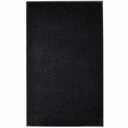 Décoshop26 - Paillasson porte d'entrée dessous antidérapant 117 x 220 cm PVC noir DEC040631 - noir 3000265034540