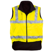 Gilet polyester doublé polaire HI-WAY - jaune - Coverguard | 70500_0