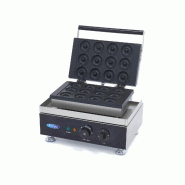 Maxima Machine à beignets - 12 mini beignets - Ø5 cm - avec minuterie intégrée – 38 × 31 × 27 cm – 1750 W - AKS-09374011