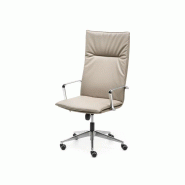 Fauteuil de direction Randa avec structure aluminium poli Fauteuil de direction Randa avec structure aluminium poli