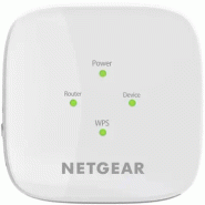 NETGEAR EX6110 àÉmetteur et récepteur réseau Blanc 10, 100, 300 Mbit/s NETGEAR EX6110 àÉmetteur et récepteur réseau Blanc 10, 100, 300 Mbit/s