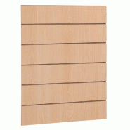 Panneau rainuré R20 L90xP120cm épaisseur 18mm - érable