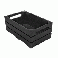 Plateau buffet 1/4 bambou noir 26,5x16,2x10cm
