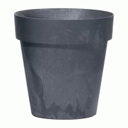 Prosperplast - Pot CUBE BETON EFFECT 3,5 L - 20x20x17,7 cm, anthracite - gris plastique polypropylène ZA3146