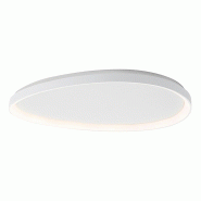 ROSSINI ILLUMINAZIONE Plafonnier Led Lotus 60W 3000K Ip20 - Plafonnier Asymétrique En Métal Peint Noir, Design Fin Et Élégant - Groupe Rossini - n