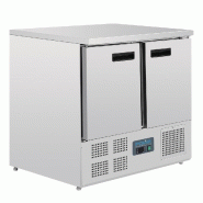 Table réfrigérée positive compacte 2 portes 240l série g - PU636