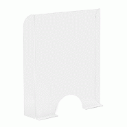 Vitrine de protection de comptoir plexiglas L68xH95cm ép. 4mm