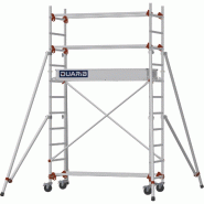 Échafaudage roulant aluminium AL 165 version standard - Hauteur de travail : 3,80 m - DUARIB - 613312 Échafaudage roulant aluminium AL 165 version standard - Hauteur de travail : 3,80 m - DUARIB - 613312