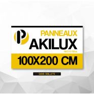Akilux - panneau de chantier - panneau chantier - dimensions 100×200 cm