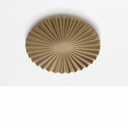 AQA Design Plafonnier LED avec lampe métallique dorée L.50 P.50 H.10 - doré métal MP04467 AQA Design Plafonnier LED avec lampe métallique dorée L.50 P.50 H.10 - doré métal MP04467