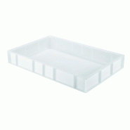 Bac à pâtons 600x400x76mm 14L GILAC - Blanc