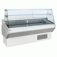 Comptoir d'exposition blanc vitrage droit froid statique +3/+6... - PAL200
