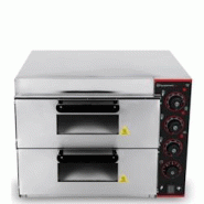 Four à Pizza professionnel 2 chambres, 8 pizzas Ø 20 cm - Equipementpro - EP-2ST Four à Pizza professionnel 2 chambres, 8 pizzas Ø 20 cm - Equipementpro - EP-2ST