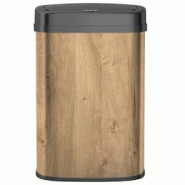 Kitchen Move Poubelle de cuisine automatique 58L MAJESTIC WOOD design BOIS grande capacité en INOX avec cerclage - marron 3666162010829 Kitchen Move Poubelle de cuisine automatique 58L MAJESTIC WOOD design BOIS grande capacité en INOX avec cerclage - marron 3666162010829