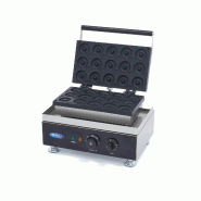 Maxima Machine à beignets - 15 mini beignets - Ø5 cm - avec minuterie intégrée – 38 × 31 × 27 cm – 1750 W - AKS-09374012
