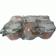 Set de 6 bocaux en verre à armature 125 ml Le Pratique - 3700206412030 Set de 6 bocaux en verre à armature 125 ml Le Pratique - 3700206412030