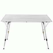 TABLE DE CAMPING JARDIN EN ALUMINIUM AVEC SAC DE TRANSPORT POUR 4-6 PERSONNES 19_0000936 TABLE DE CAMPING JARDIN EN ALUMINIUM AVEC SAC DE TRANSPORT POUR 4-6 PERSONNES 19_0000936