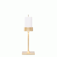 Zafferano Perpetua Lampe De Table Mini Sans Fil Design Chandelier Structure Aluminium Moulé Sous Pression Noir Mat Finition Feuille D'Or Système Led