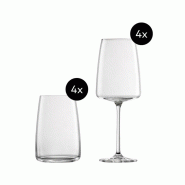 Zwiesel Glas - Vivid Senses "All Senses" lot de 8 verres - verre 123317 Zwiesel Glas - Vivid Senses "All Senses" lot de 8 verres - verre 123317