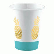8 gobelets Ananas Party - 9903309