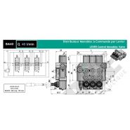 Bm40239 - distributeur hydraulique - perée - monobloc q 40 l/min