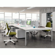 Bureau bench 6 personnes Okly Ido en bois - pieds arche - plusieurs finitions et dimensions - garantie 3 ans Bureau bench 6 personnes Okly Ido en bois - pieds arche - plusieurs finitions et dimensions - garantie 3 ans