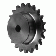 CMW - Pignons pré-alésés en acier - ASA80-1 - Norme ASA - 22 dents - Pas de 25,4 mm - Alésage 20 mm - Denture simple_0