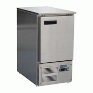 Comptoir réfrigéré négatif inox - 1 porte - Profondeur 700 -Série-G 88L - Polar - FA443