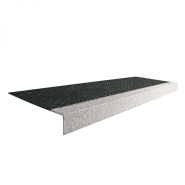 Couvre marche antidérapant noir et blanc - 2mx345mmx55mm Couvre marche antidérapant noir et blanc - 2mx345mmx55mm