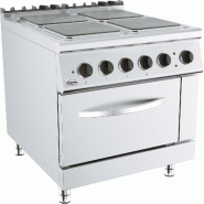 Cuistance BASE 900 Cuisinière ÉL. 4 PL. Avec four ÉL. - 7178.3035 COMBISTEEL - 7178.3035