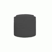 Cuve stockage d'eau 9000L - BASIC - vanne femelle PVC DN50, vidange pro, trou d'homme ø 462